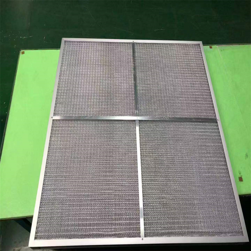 Gama de bucătărie comercială Hotă Metal Filtru de grăsime/aluminum lavabil lavabil Panou plisat Pre HVAC Filtru